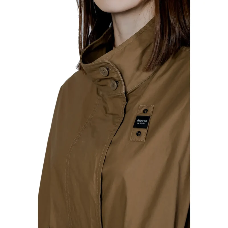 Blauer Women Brown Blazer Spring Summer 100% Cotton