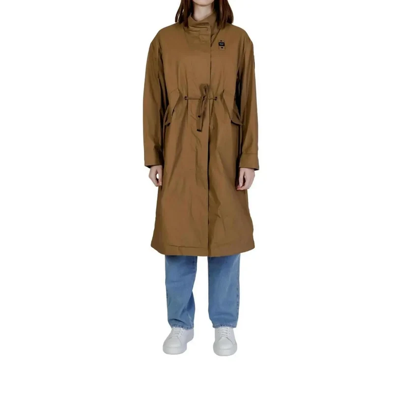 Blauer Women Brown Blazer Spring Summer 100% Cotton