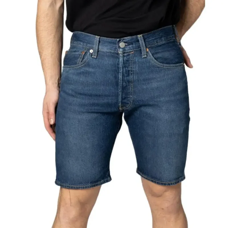 Levi's Hommes - Short bleu en coton avec poches