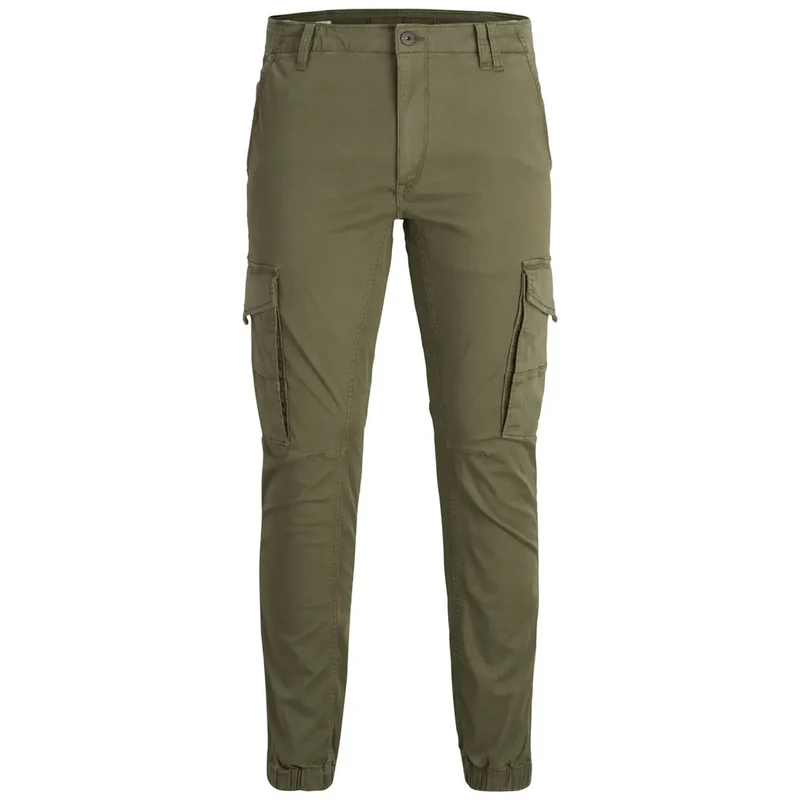 Pantalon vert à poches pour hommes Jack & Jones