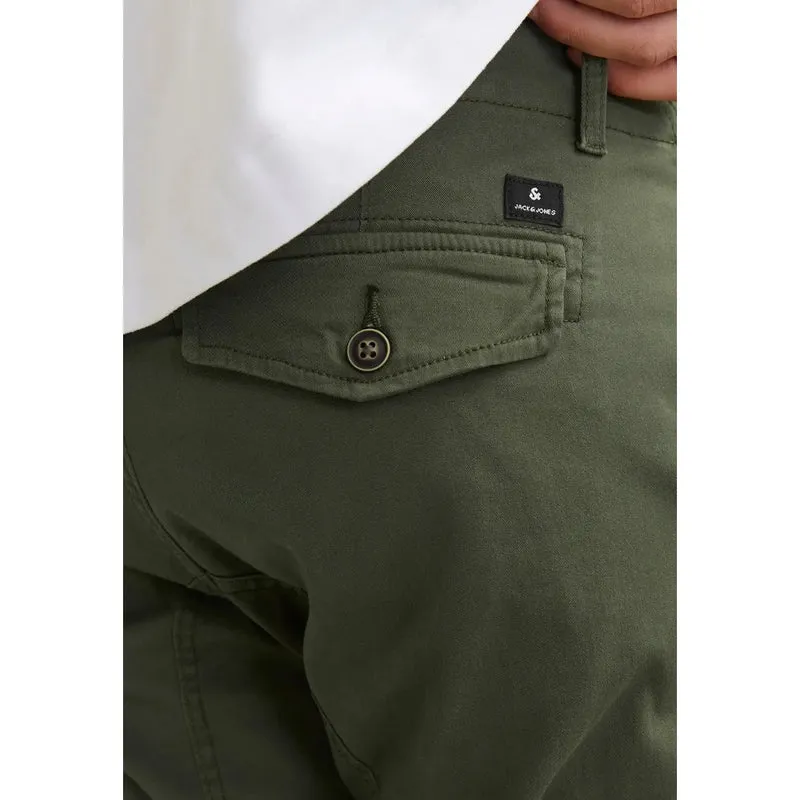 Pantalon vert à poches pour hommes Jack & Jones