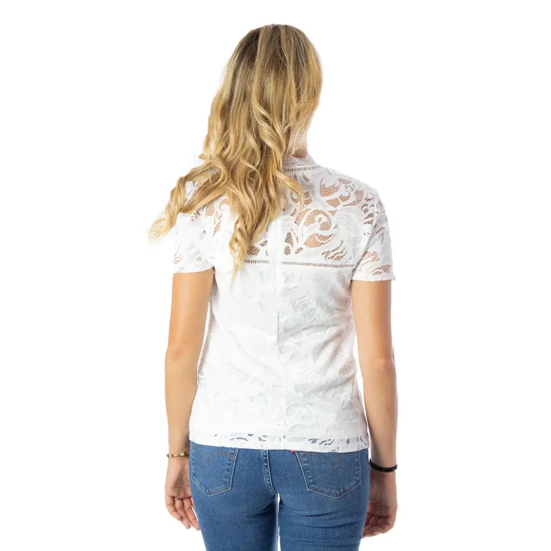 Vila Clothes T-Shirt blanc à imprimé ludique pour femme
