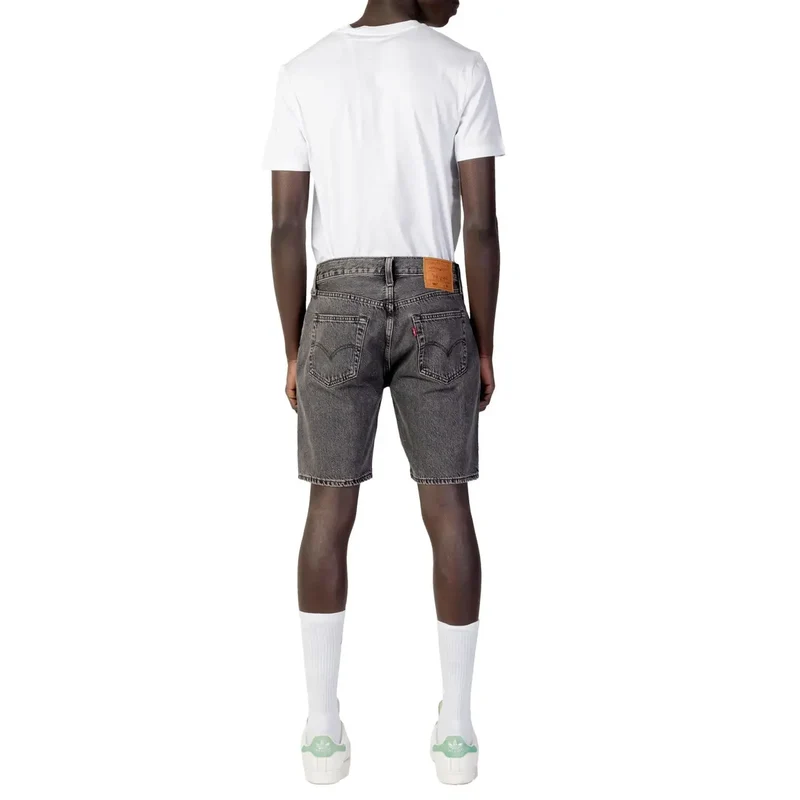 Short en coton noir de Levis pour hommes pour le printemps et l'été