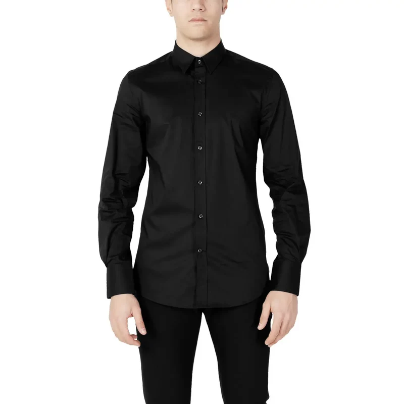 Antony Morato Noir Chemise Homme Slim Fit