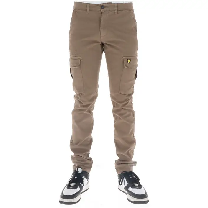 Pantalon imprimé marron pour hommes Lyle & Scott