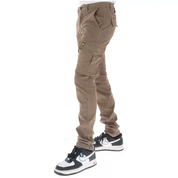 Pantalon imprimé marron pour hommes Lyle & Scott