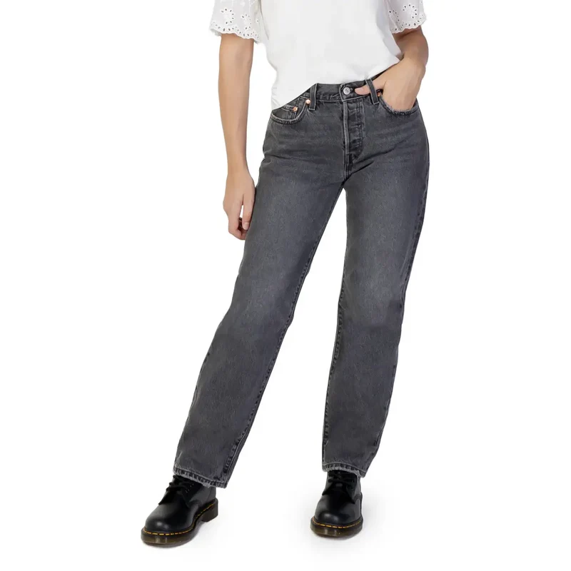 Levi's Jeans noirs 100% coton avec poches pour femmes