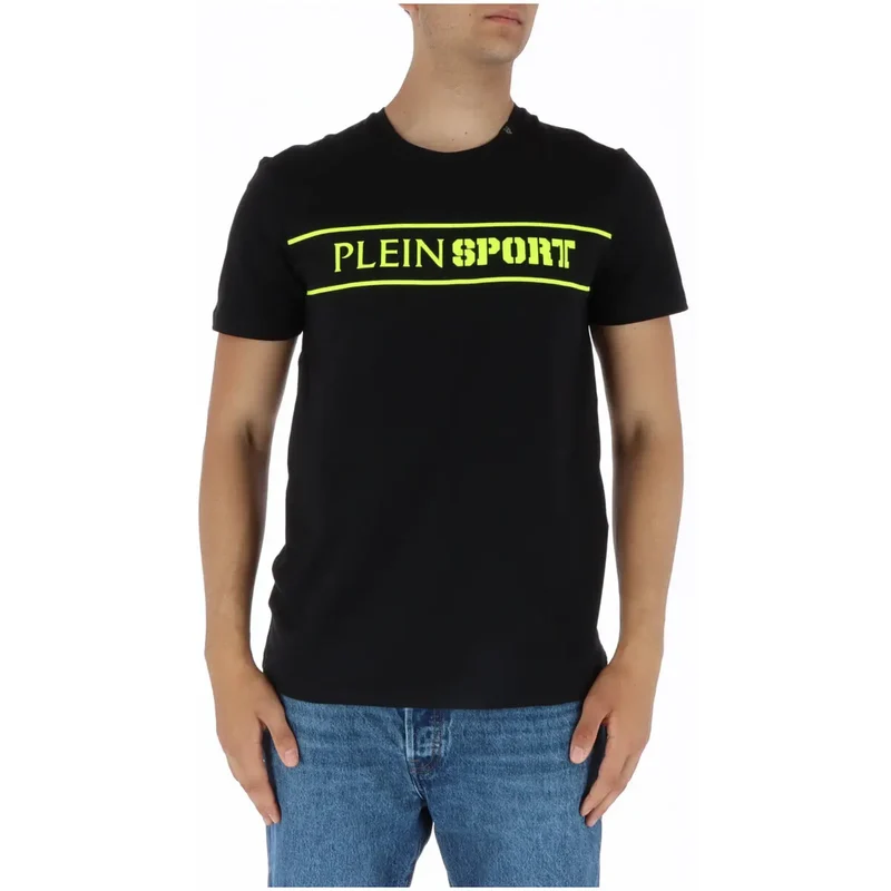 Plein Sport Men's Black Printed T-Shirt
