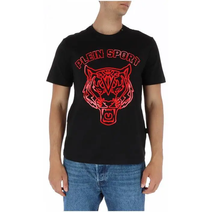 Plein Sport - T-shirt noir à col rond pour hommes