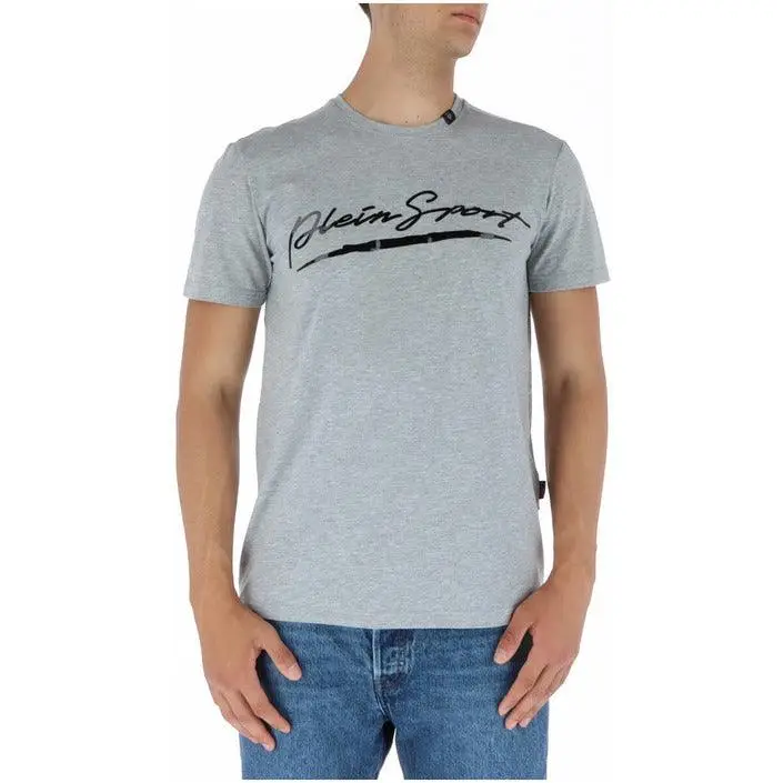 Plein Sport Hommes T-Shirt col rond imprimé vert