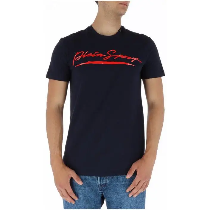 Plein Sport Hommes T-Shirt col rond imprimé vert