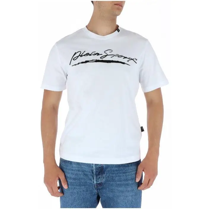 Plein Sport Hommes T-Shirt col rond imprimé vert