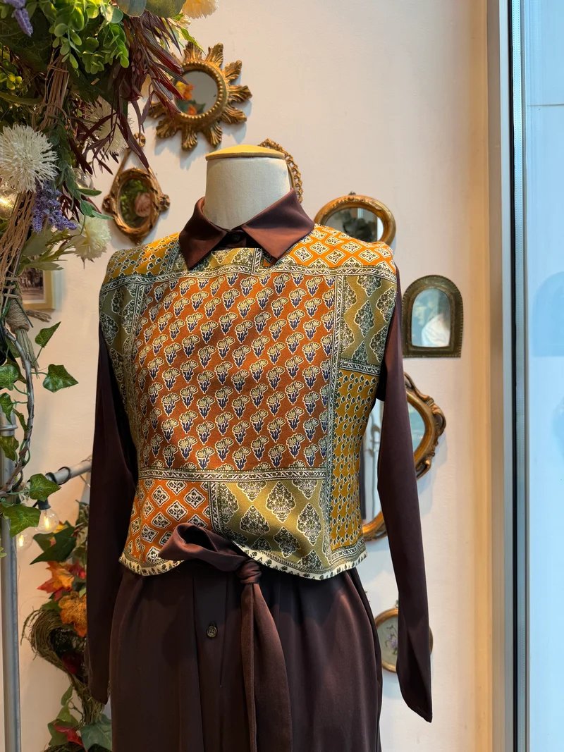 Variante de l'écharpe gilet Bissière