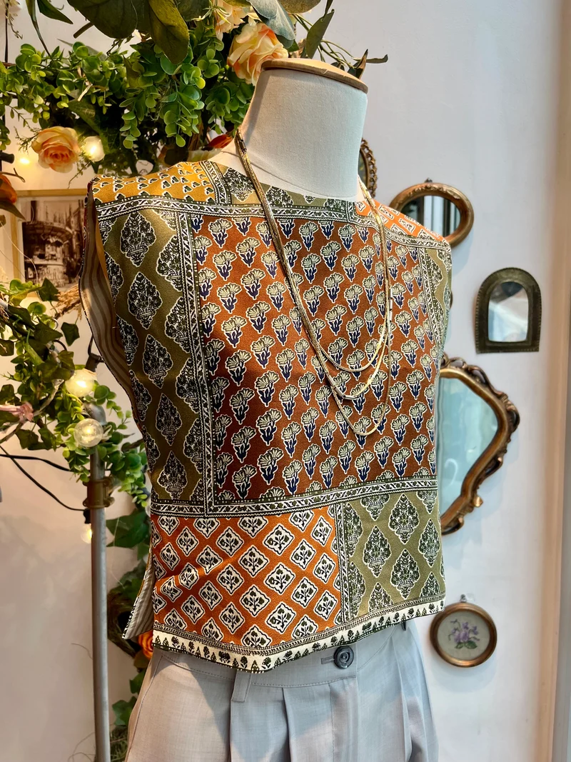 Variante de l'écharpe gilet Bissière