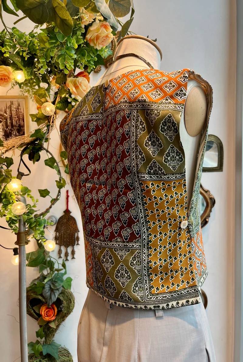 Variante de l'écharpe gilet Bissière