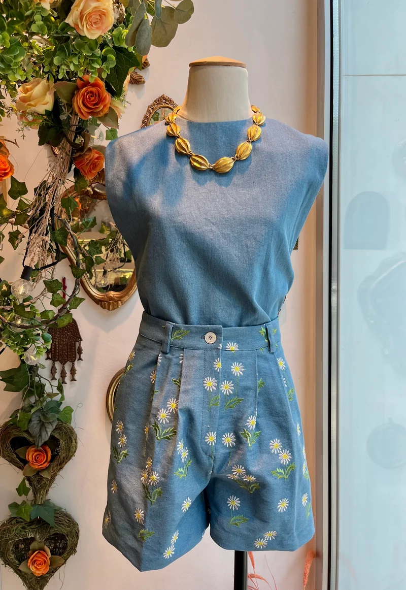 Gilet Bissière Variante en denim