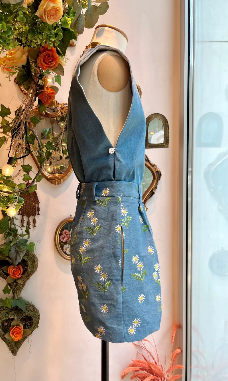 Gilet Bissière Variante en denim