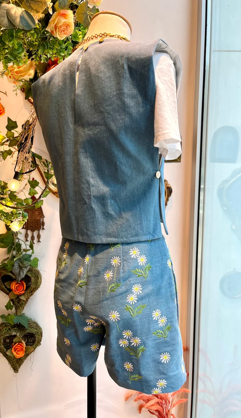 Gilet Bissière Variante en denim