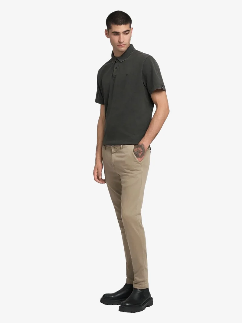 Pantalon chino Replay beige