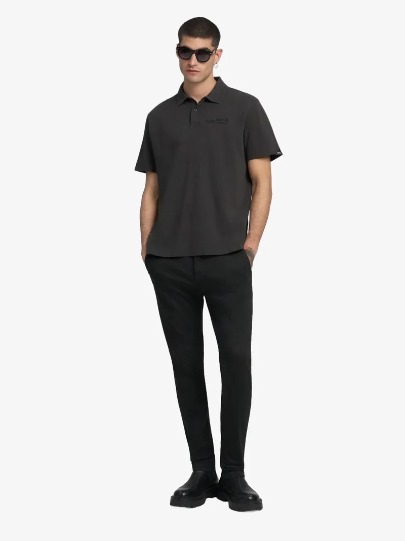 Pantalon chino Replay noir