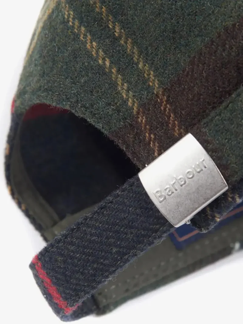 Casquette Barbour tartan en laine
