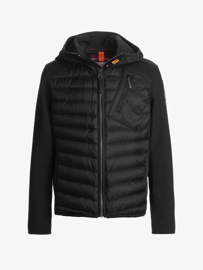 Veste bi-matière Parajumpers Nolan - Noir