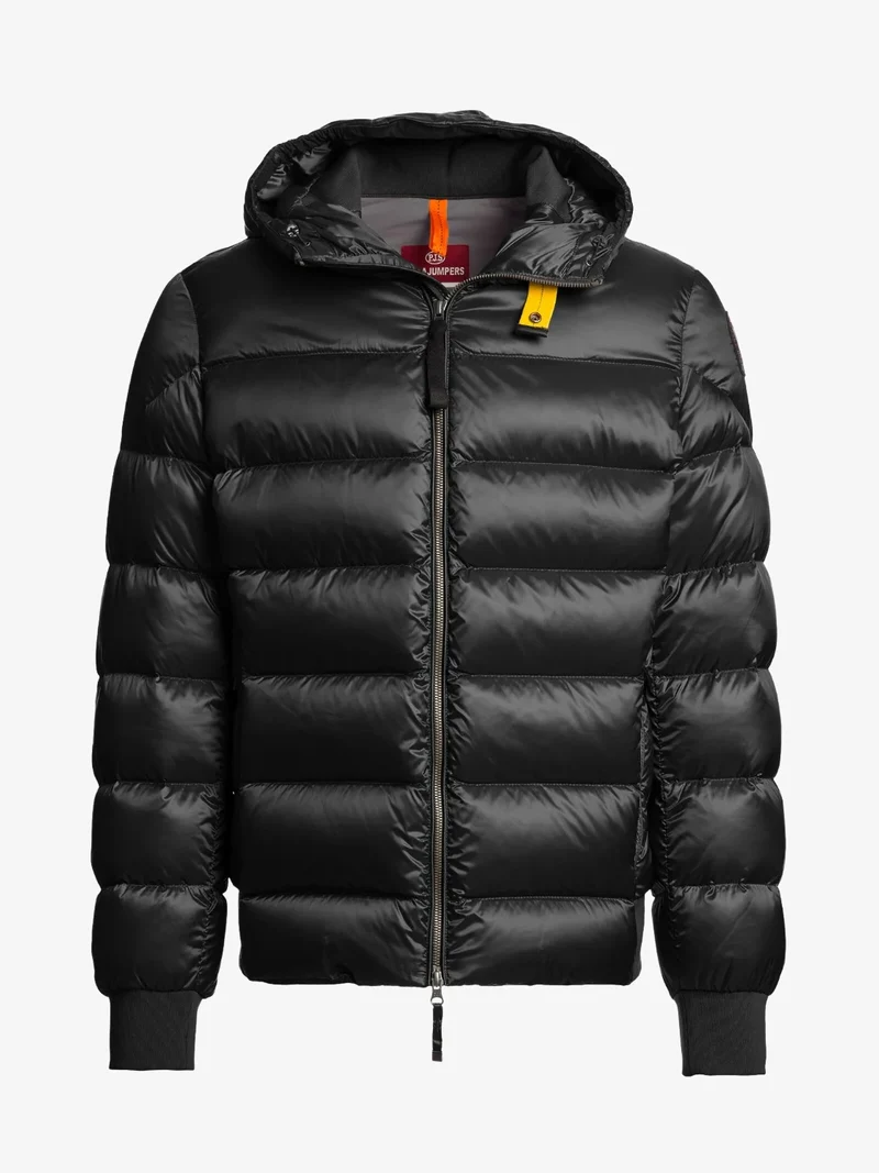 Doudoune déperlante à capuche Parajumpers Pharrell - Noir