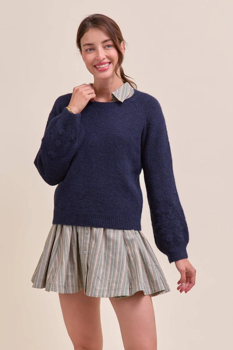 FLoral Knit Sweater