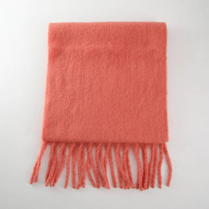 Soft Mohair Feel Scarf - Cozy Winter Wrap_CWASC0323: ROYALBLUE / (OS) 1