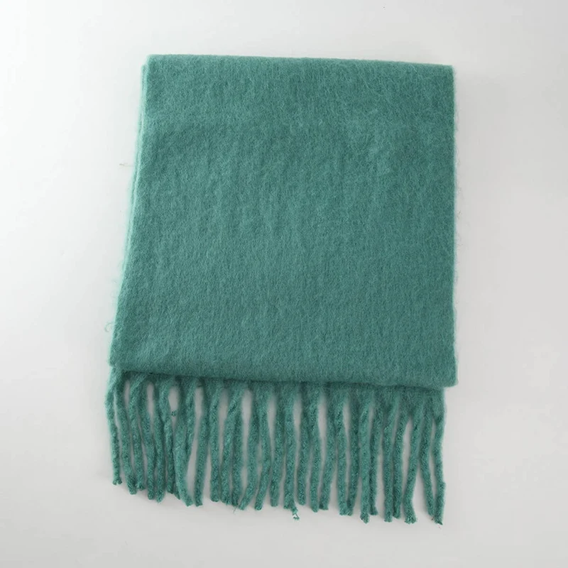 Soft Mohair Feel Scarf - Cozy Winter Wrap_CWASC0323: ROYALBLUE / (OS) 1