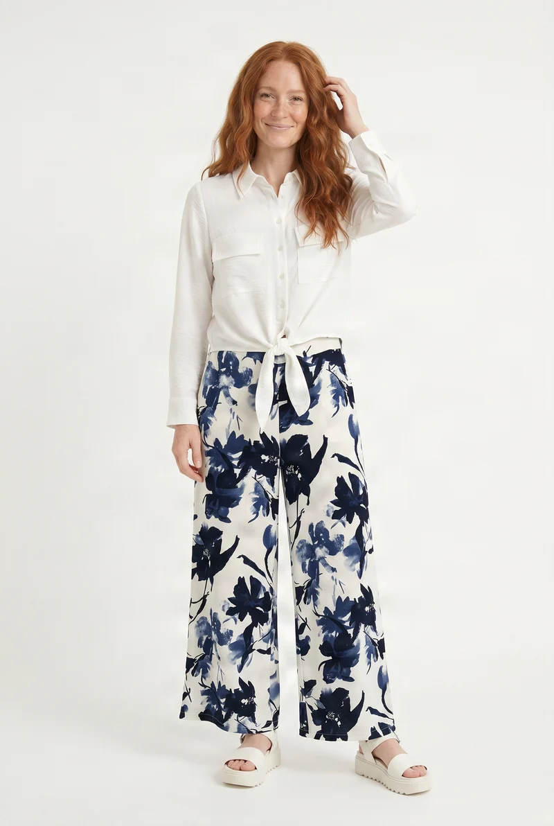 Blouse fluide manches longues