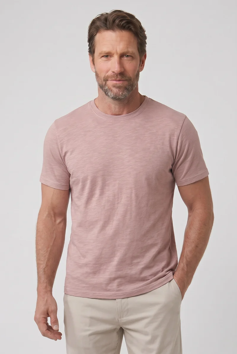 Le t-shirt uni à coupe relaxe