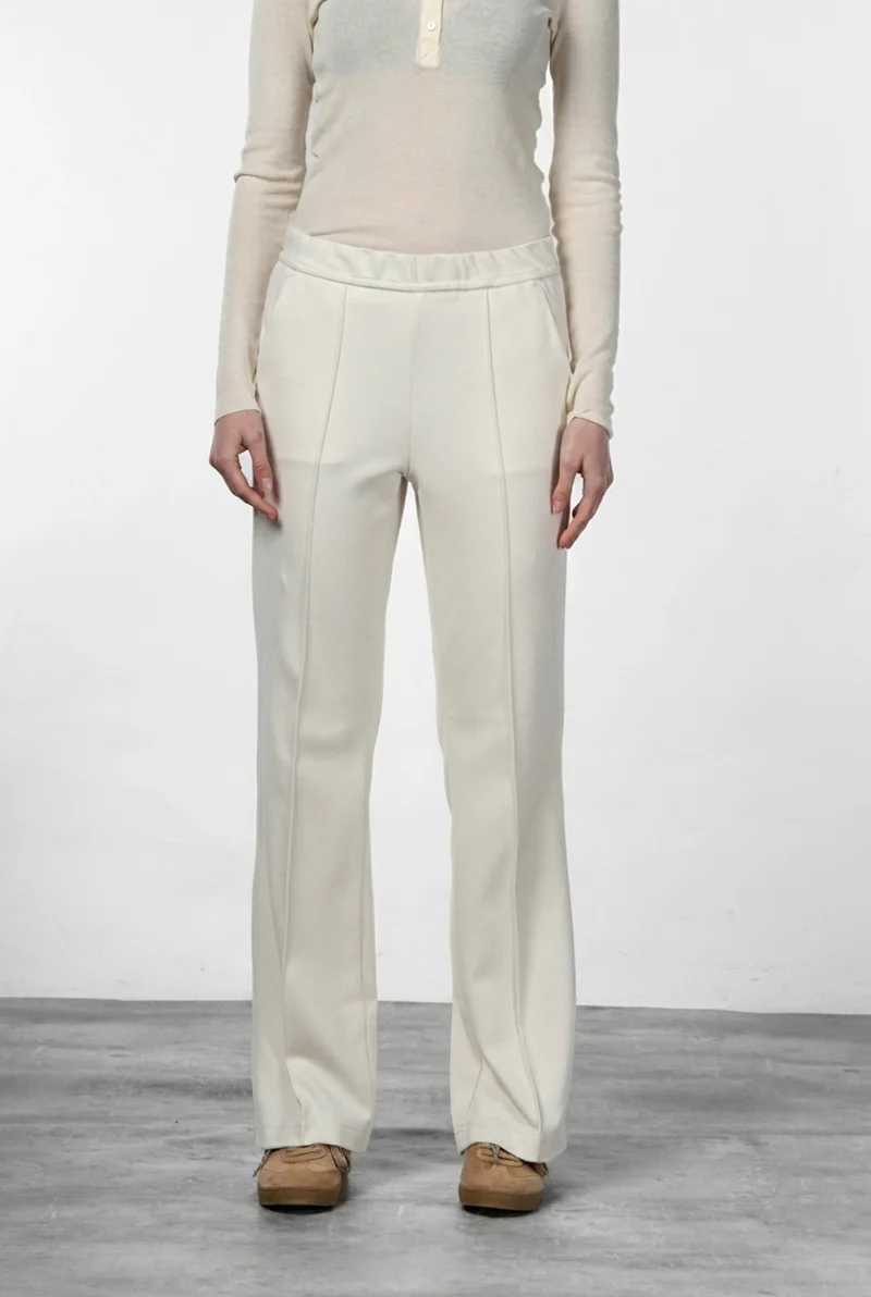 Easy Straight pantalon chino femme en jersey straight fit