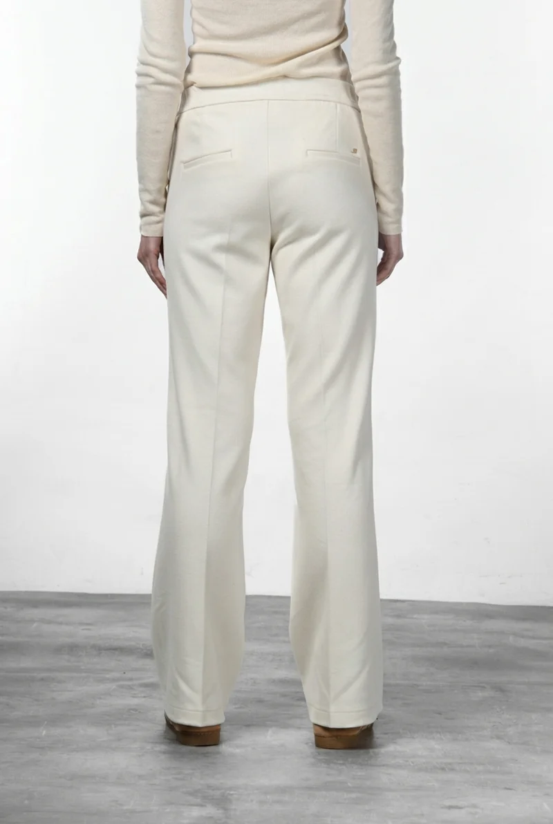 Easy Straight pantalon chino femme en jersey straight fit