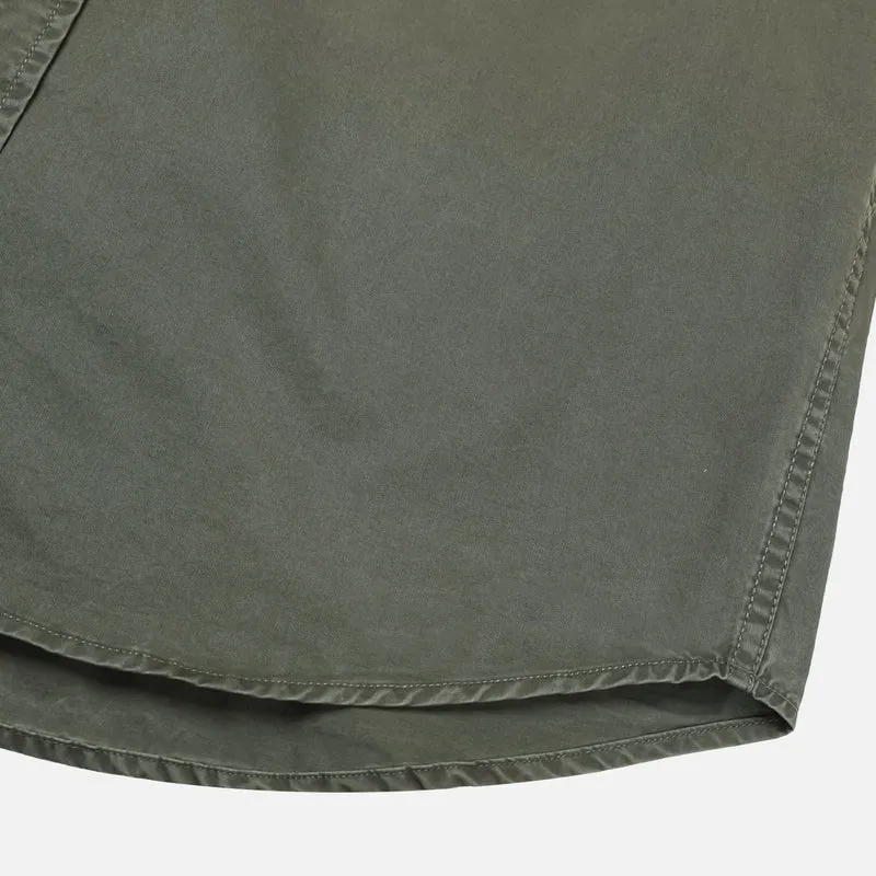 Mento Washed Cotton Western Snap Shirt