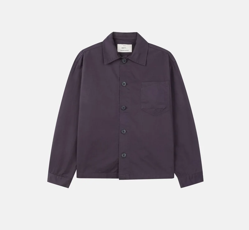 Mento Herringbone Cotton Shirt Jacket