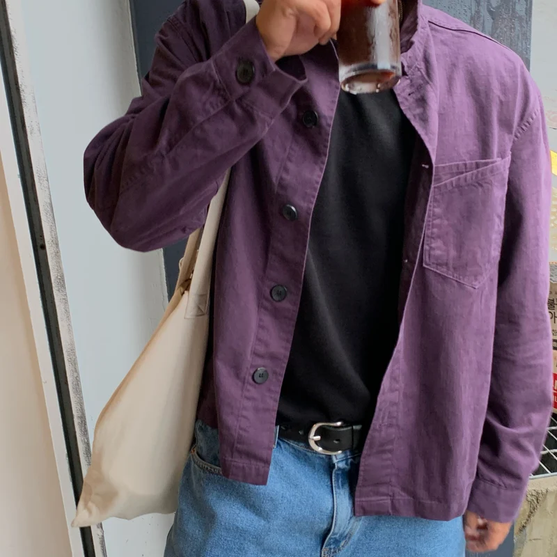 Mento Herringbone Cotton Shirt Jacket