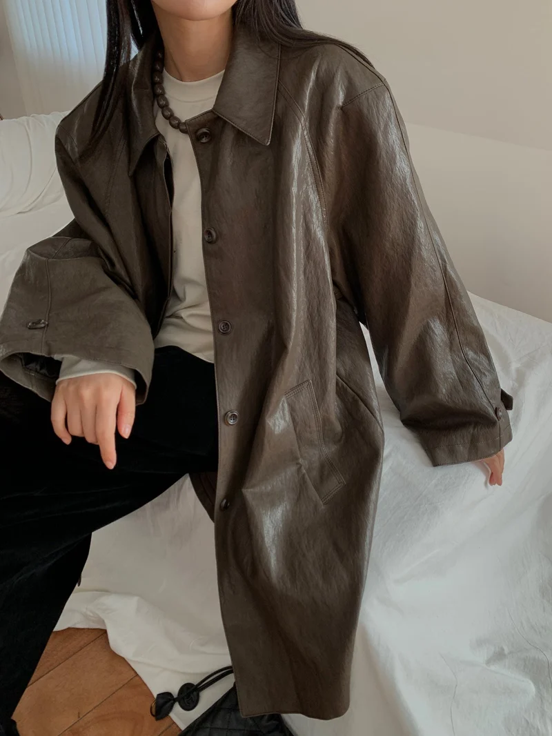 Lucysalon Ted Leather Shirt Jacket