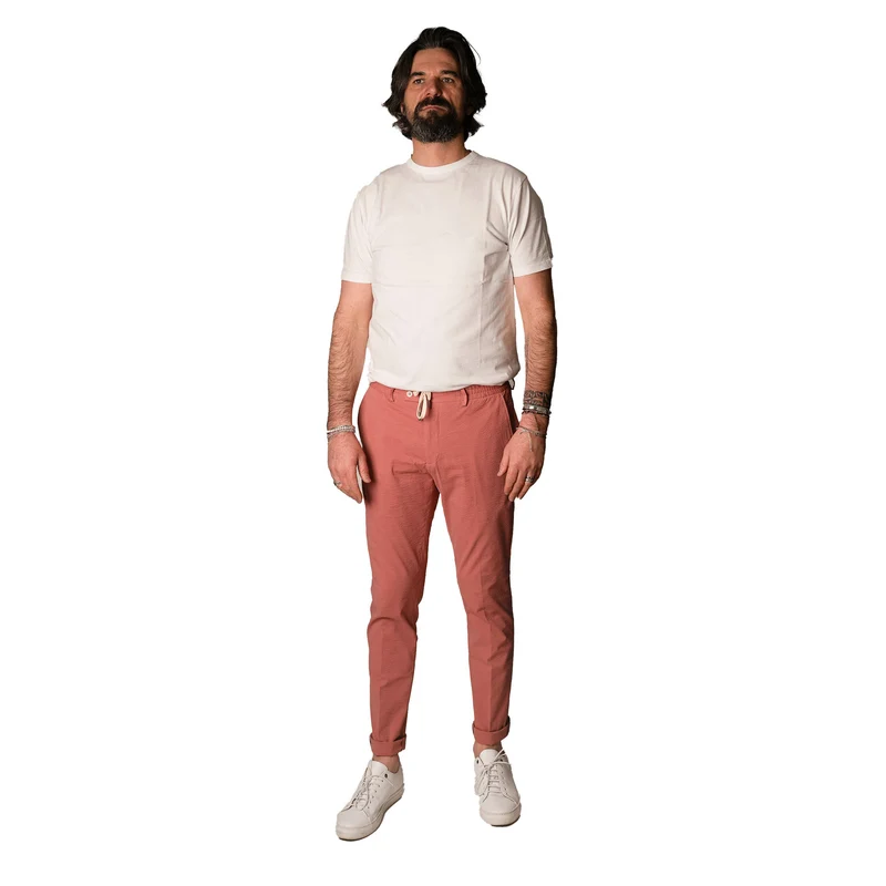 Pantalon à lacet Amovible "Bandol" Vieux Rose