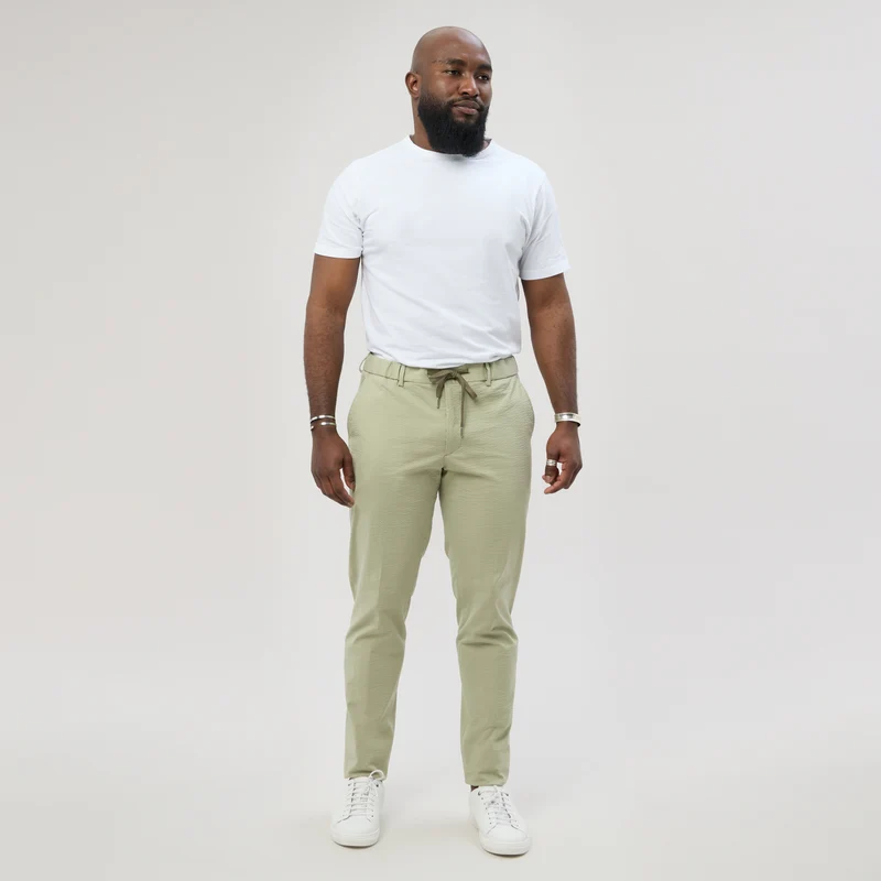 Pantalon à lacet Amovible "Sperone" Tilleul