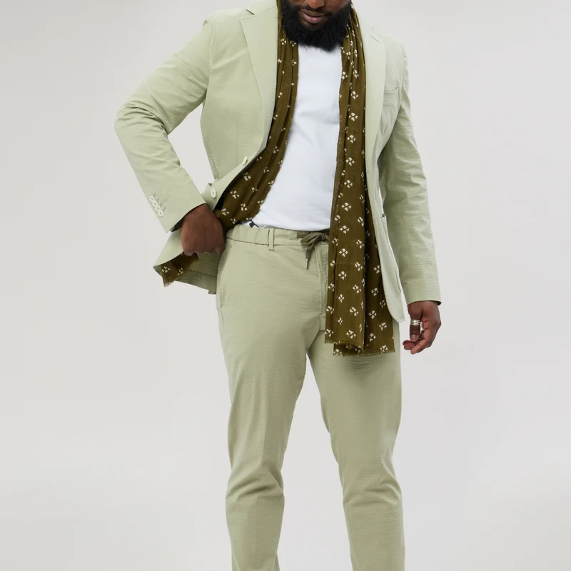 Pantalon à lacet Amovible "Sperone" Tilleul