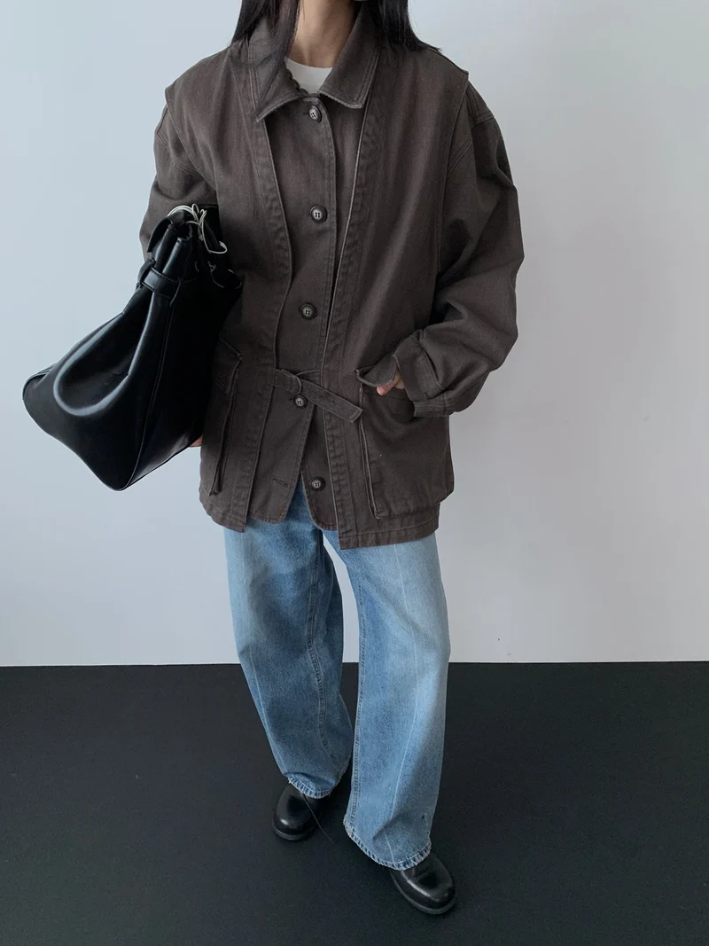Lucysalon Brad Workwear Jacket & Utility Vest Set