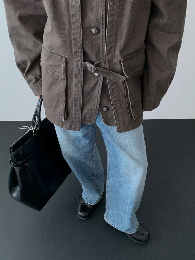 Lucysalon Brad Workwear Jacket & Utility Vest Set
