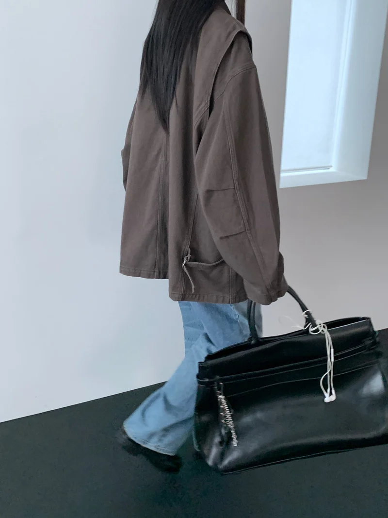 Lucysalon Brad Workwear Jacket & Utility Vest Set