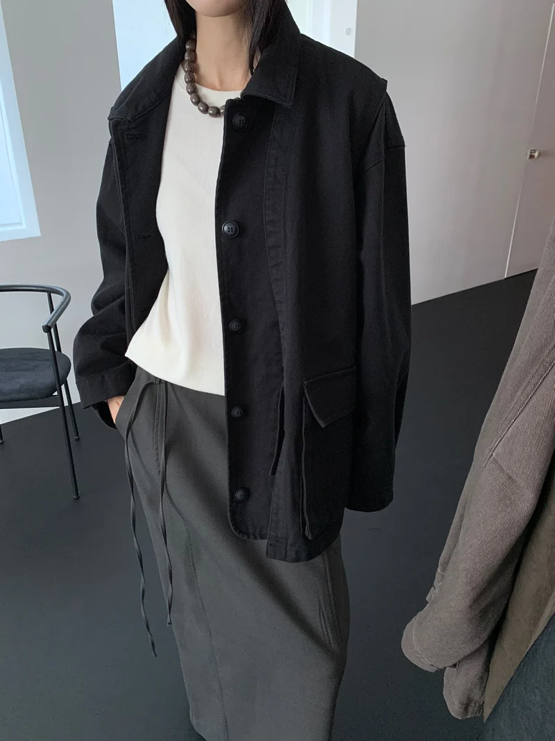 Lucysalon Brad Workwear Jacket & Utility Vest Set