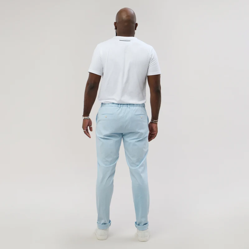 Pantalon à lacet Amovible "Sperone" Bleu Ciel