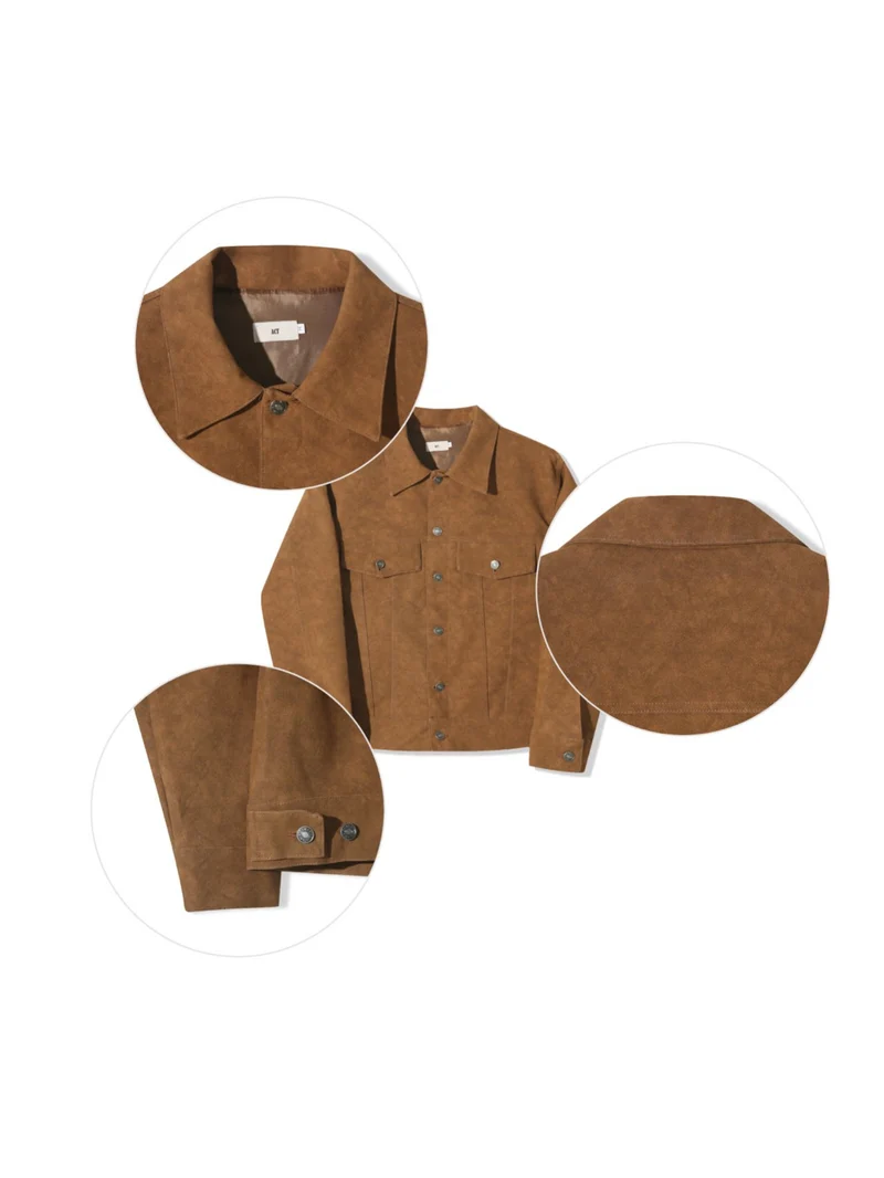 Act Leather Trucker Jacket