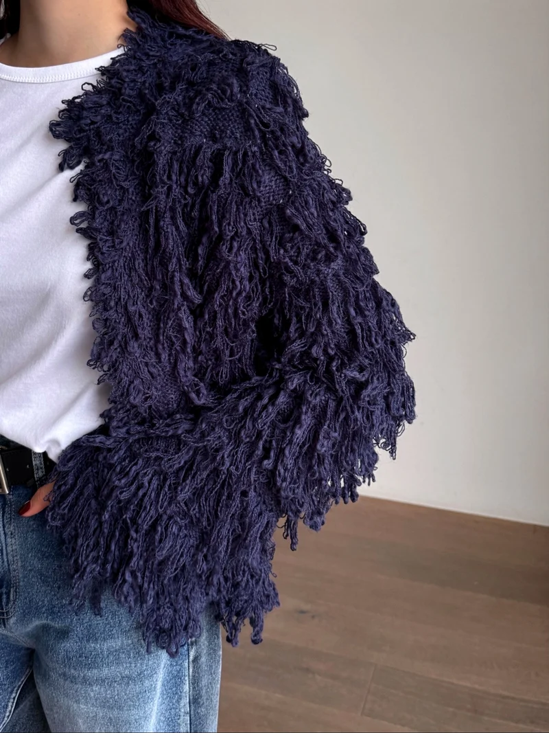 Render Fringe Knit Cardigan