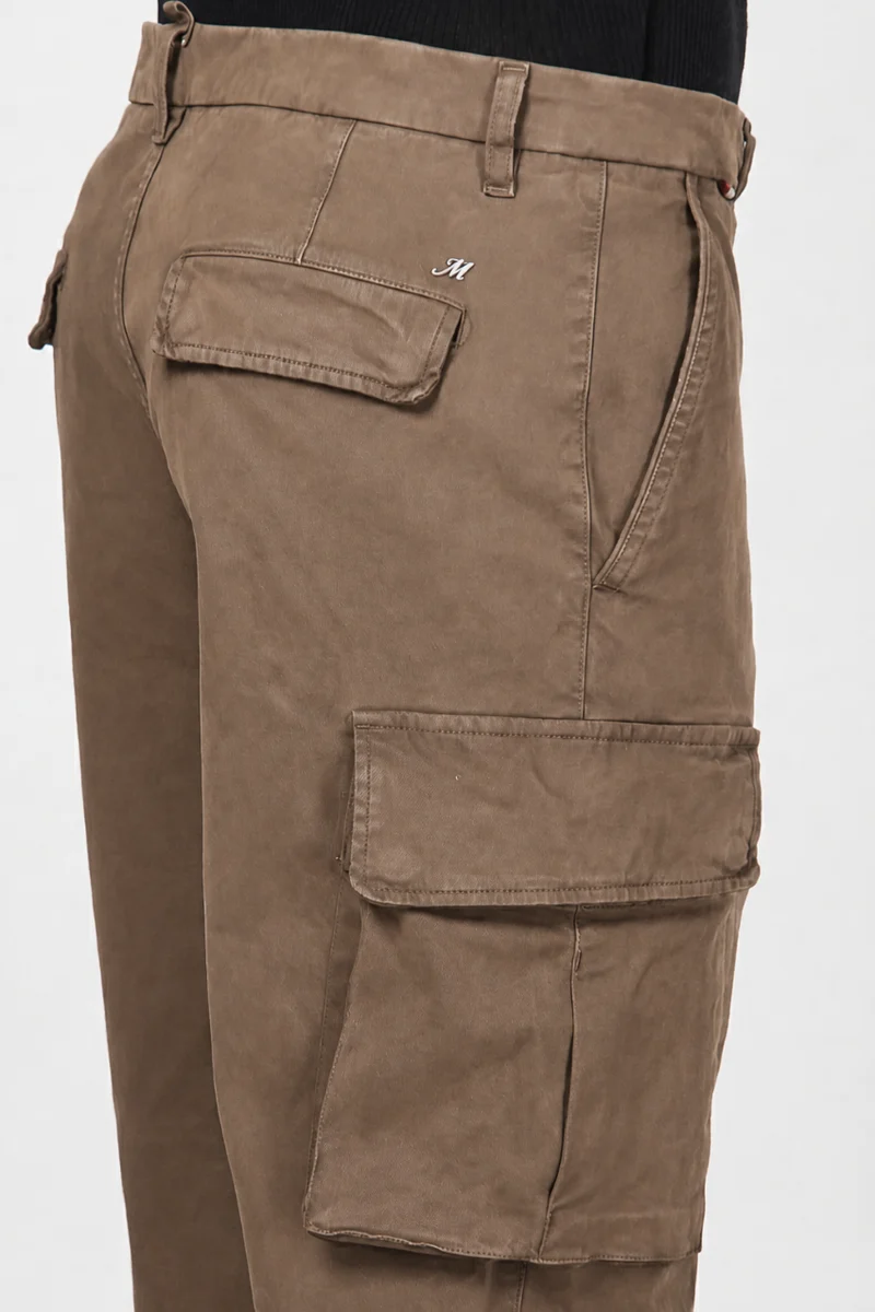 Chile pantalon cargo homme en gabardine carrot fit