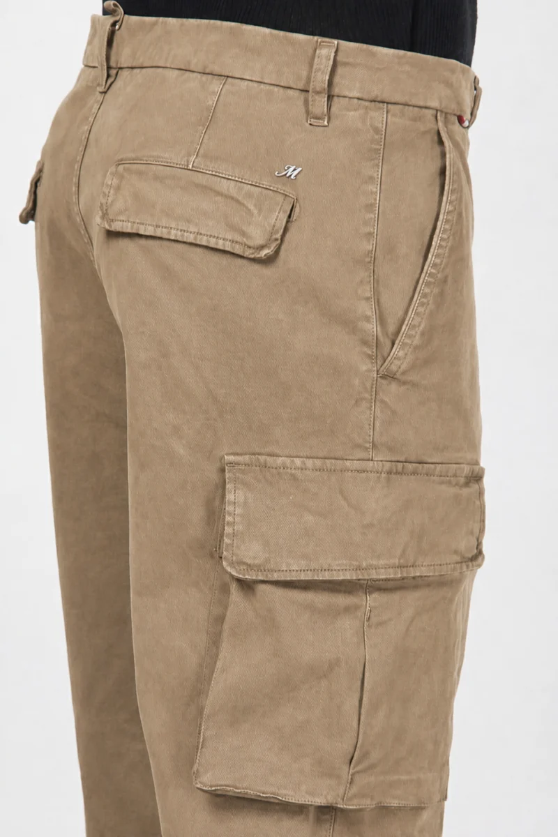 Chile pantalon cargo homme en gabardine carrot fit